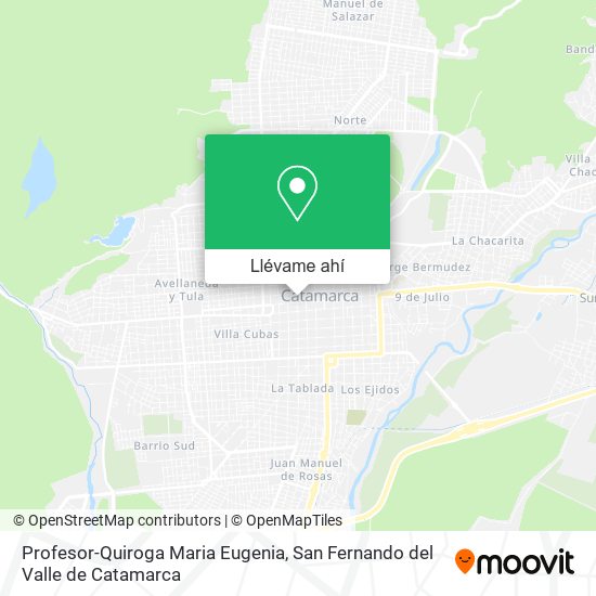 Mapa de Profesor-Quiroga Maria Eugenia