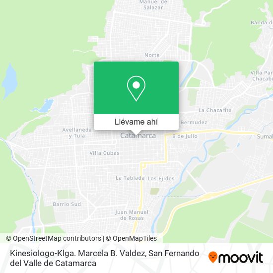 Mapa de Kinesiologo-Klga. Marcela B. Valdez