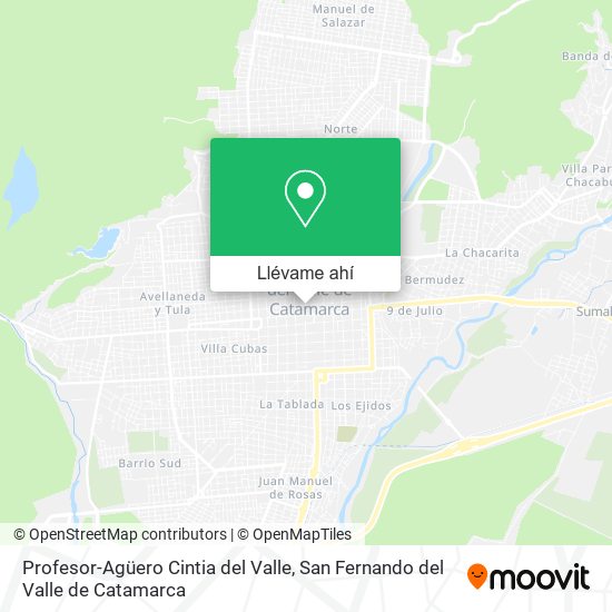 Mapa de Profesor-Agüero Cintia del Valle