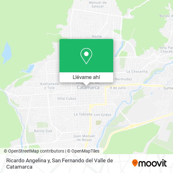 Mapa de Ricardo Angelina y