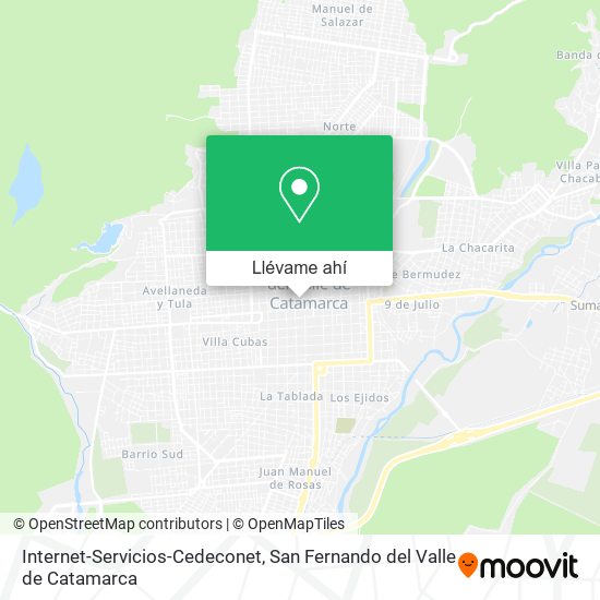 Mapa de Internet-Servicios-Cedeconet