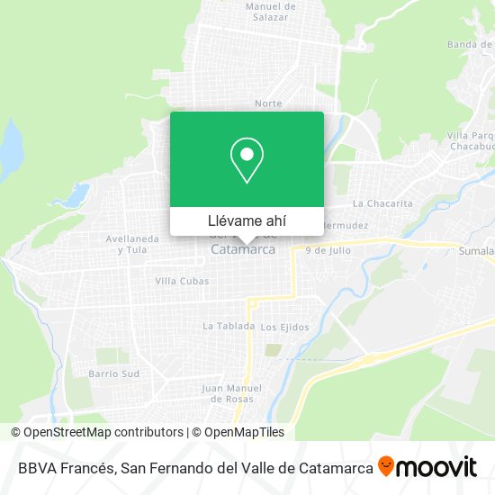 Mapa de BBVA Francés