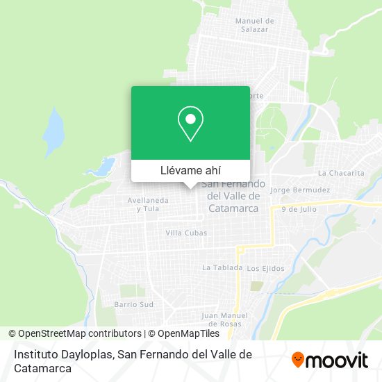 Mapa de Instituto Dayloplas