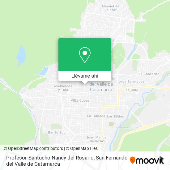 Mapa de Profesor-Santucho Nancy del Rosario