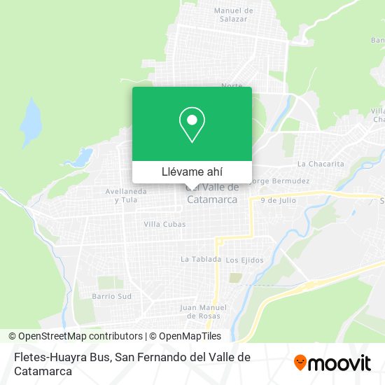 Mapa de Fletes-Huayra Bus