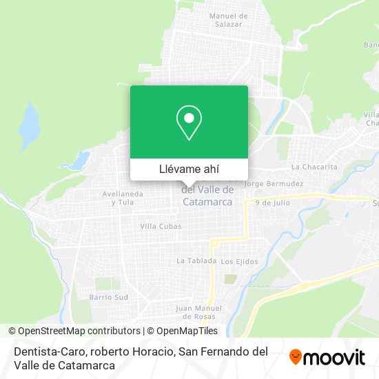 Mapa de Dentista-Caro, roberto Horacio