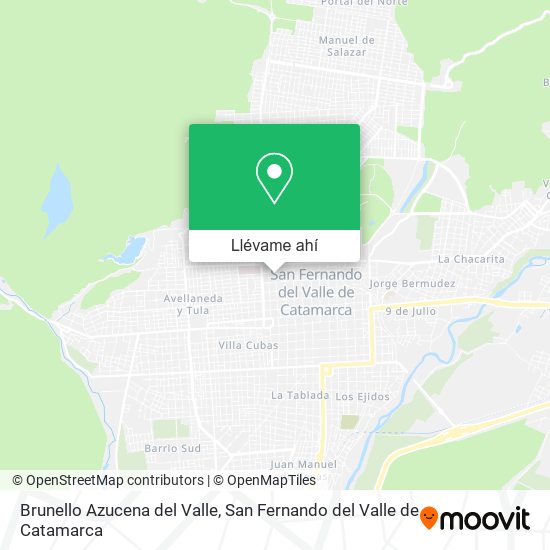 Mapa de Brunello Azucena del Valle