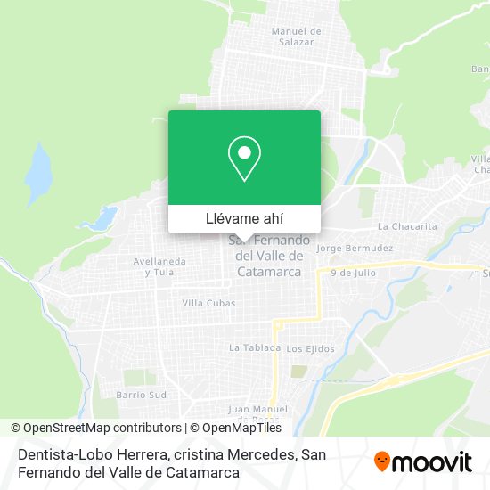 Mapa de Dentista-Lobo Herrera, cristina Mercedes