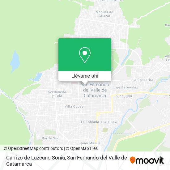 Mapa de Carrizo de Lazcano Sonia