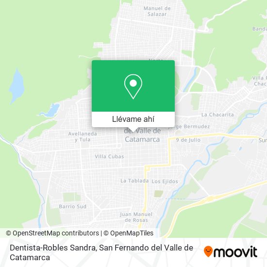 Mapa de Dentista-Robles Sandra
