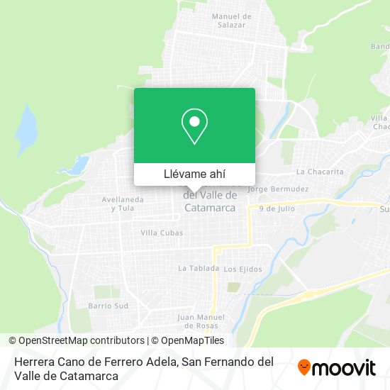 Mapa de Herrera Cano de Ferrero Adela