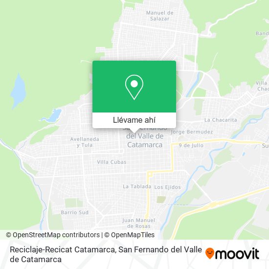 Mapa de Reciclaje-Recicat Catamarca