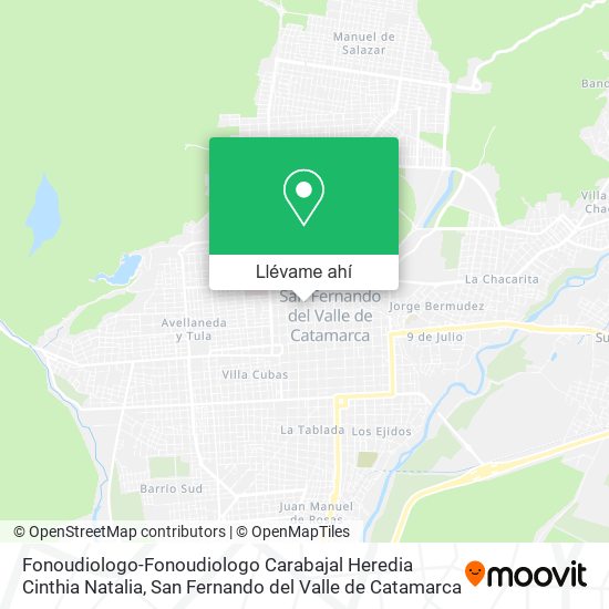 Mapa de Fonoudiologo-Fonoudiologo Carabajal Heredia Cinthia Natalia