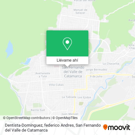 Mapa de Dentista-Domínguez, federico Andres