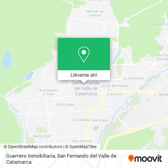 Mapa de Guerrero Inmobiliaria