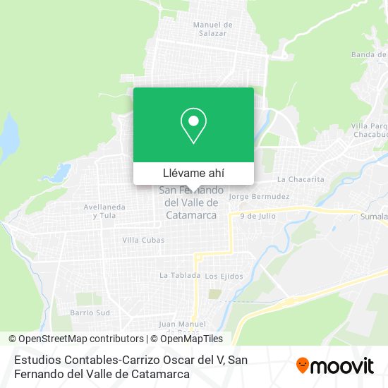 Mapa de Estudios Contables-Carrizo Oscar del V