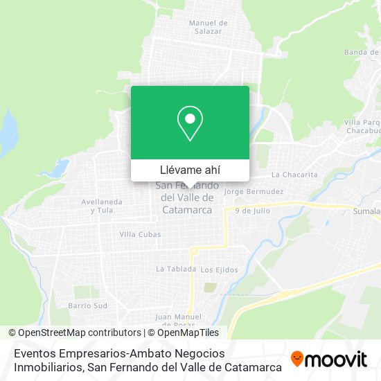 Mapa de Eventos Empresarios-Ambato Negocios Inmobiliarios