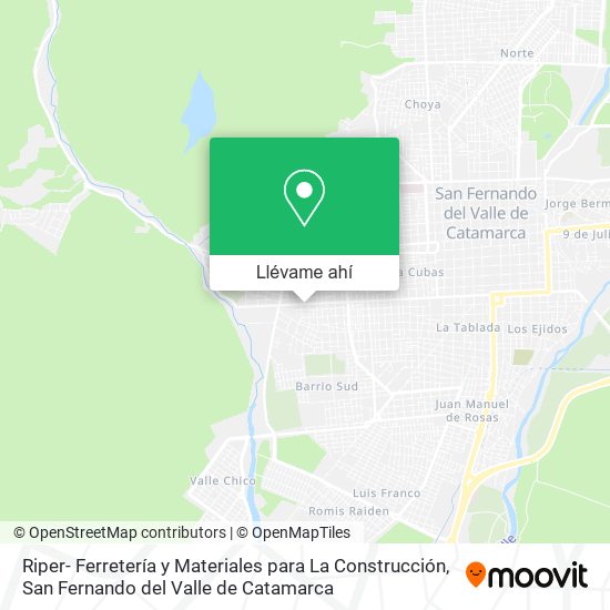 Mapa de Riper- Ferretería y Materiales para La Construcción