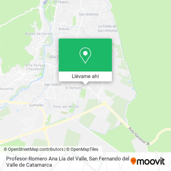 Mapa de Profesor-Romero Ana Lia del Valle