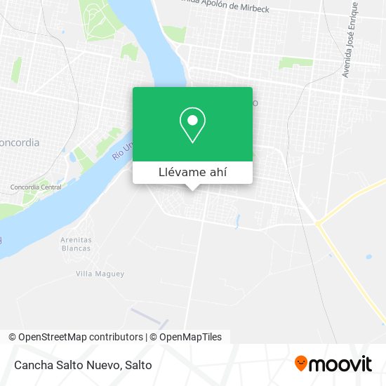 Mapa de Cancha Salto Nuevo