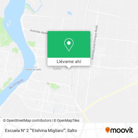 Mapa de Escuela N° 2 ""Etelvina Migliaro""