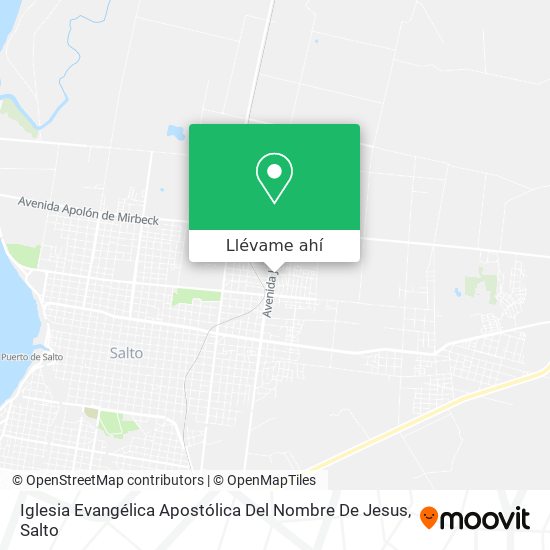 Mapa de Iglesia Evangélica Apostólica Del Nombre De Jesus