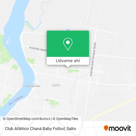 Mapa de Club Atlético Chaná Baby Futbol