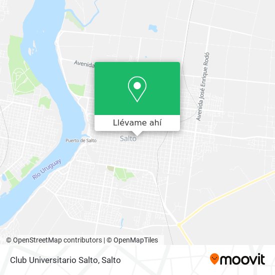 Mapa de Club Universitario Salto