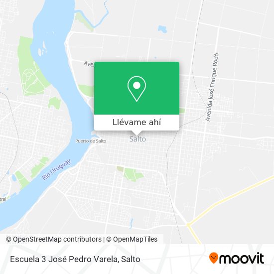 Mapa de Escuela 3 José Pedro Varela