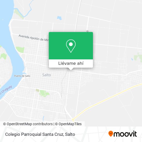 Mapa de Colegio Parroquial Santa Cruz