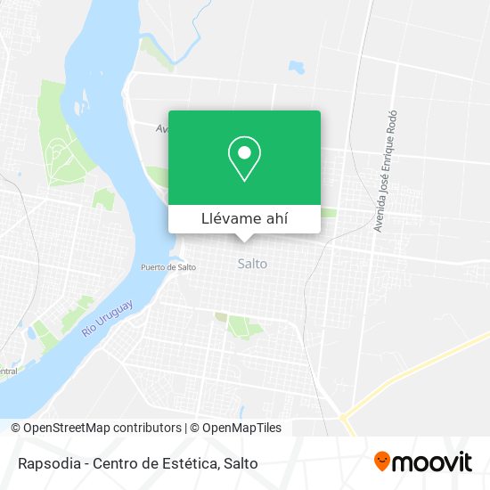 Mapa de Rapsodia - Centro de Estética