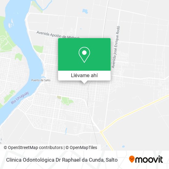 Mapa de Clínica Odontológica Dr Raphael da Cunda