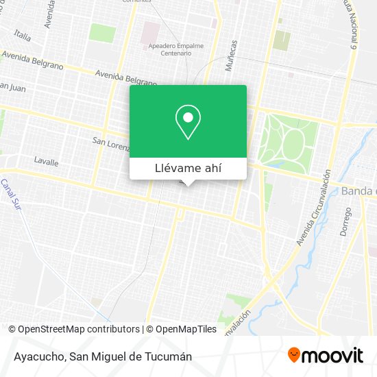 Mapa de Ayacucho