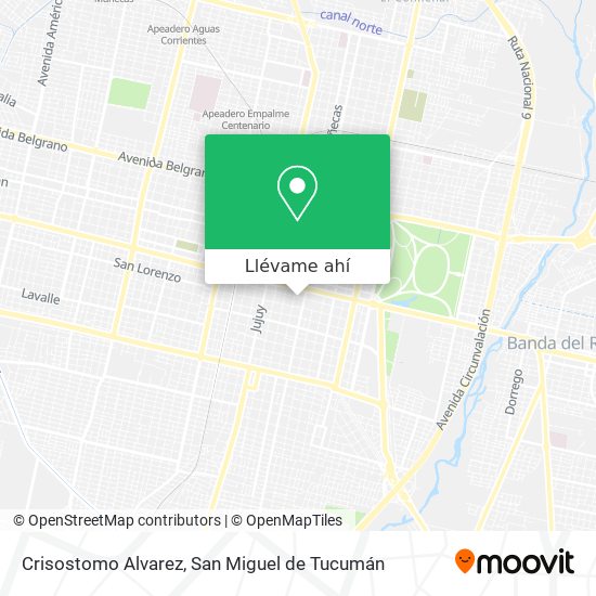 Mapa de Crisostomo Alvarez