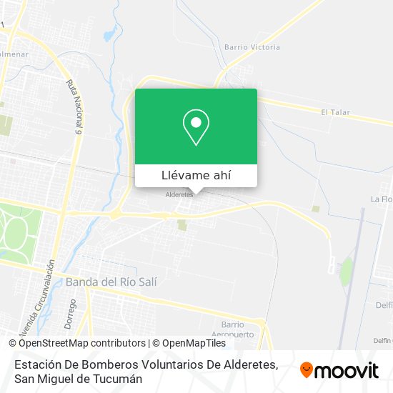 Mapa de Estación De Bomberos Voluntarios De Alderetes