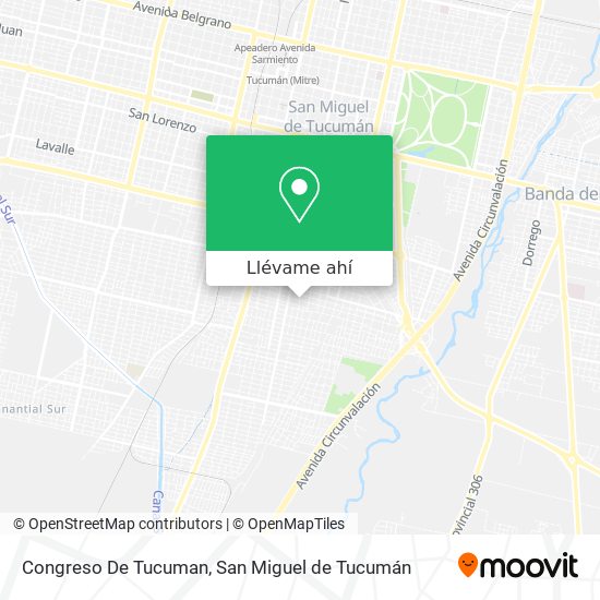 Mapa de Congreso De Tucuman