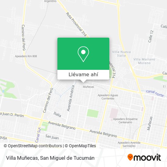 Mapa de Villa Muñecas