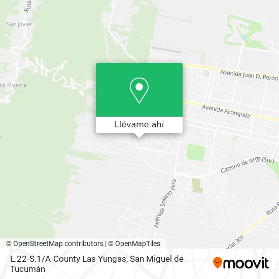 Mapa de L.22-S.1/A-County Las Yungas