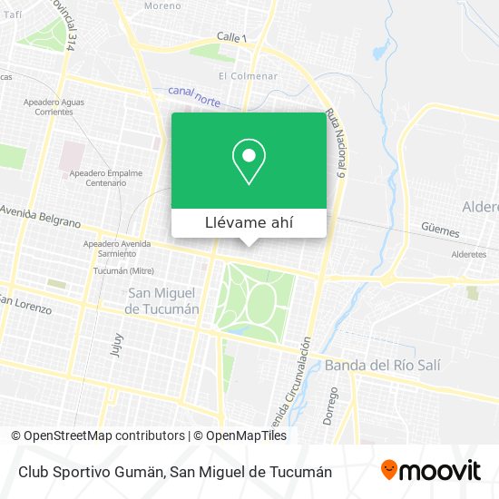 Mapa de Club Sportivo Gumän
