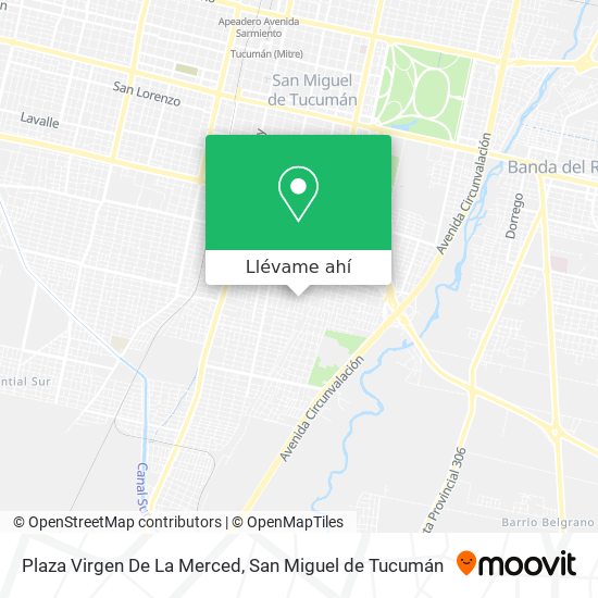 Mapa de Plaza Virgen De La Merced