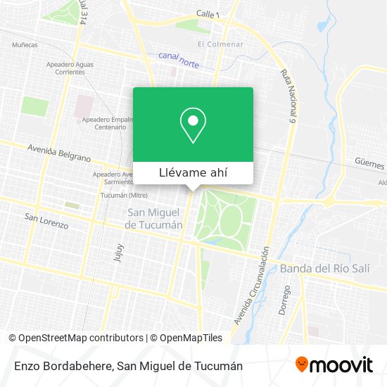 Mapa de Enzo Bordabehere