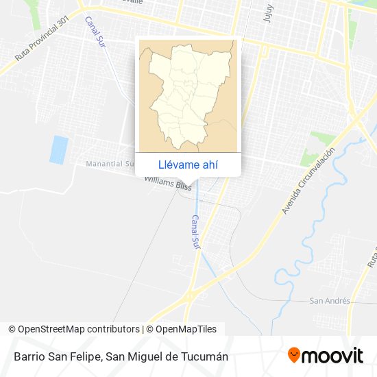 Mapa de Barrio San Felipe