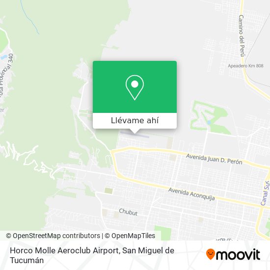 Mapa de Horco Molle Aeroclub Airport