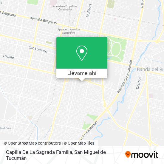 Mapa de Capilla De La Sagrada Familia