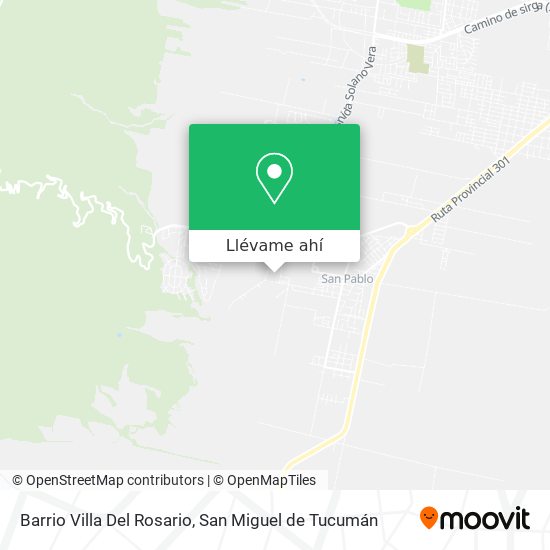 Mapa de Barrio Villa Del Rosario