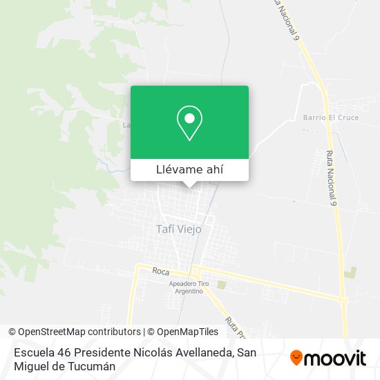 Mapa de Escuela 46 Presidente Nicolás Avellaneda