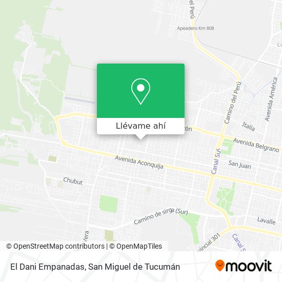 Mapa de El Dani Empanadas