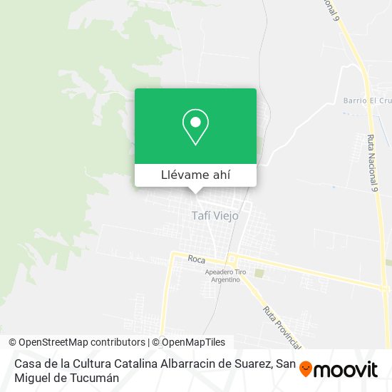 Mapa de Casa de la Cultura Catalina Albarracin de Suarez