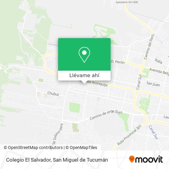 Mapa de Colegio El Salvador