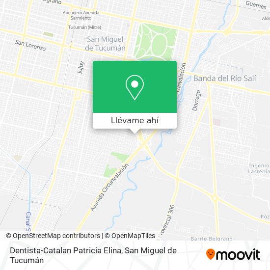 Mapa de Dentista-Catalan Patricia Elina
